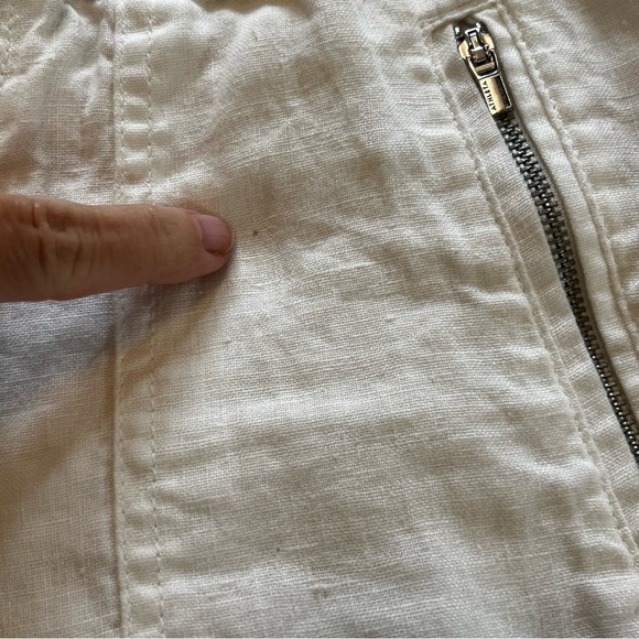 Athleta Cabo Linen Jogger Pants White 4 - Picture 16 of 16